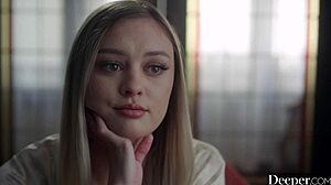 Gorgeous Blonde Amber Moore Boldly Sucks And Rides Hard Cock In Uniform