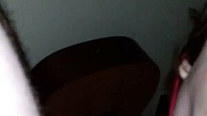 Girlfriend blindly sucks old friend without knowing she's filmed