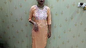 Indian couple has first-time romantic sex with boyfriend convincing girlfriend in Hindi