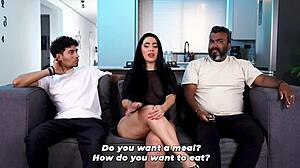 Big Ass Stepmom Craves Stepson Thiago Lopez and Sarah Black for What Husband Won't Provide!