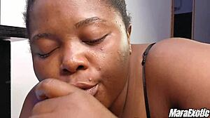 Hot Stepmom Sucks and Slops on Big Cock for Cum Swallow in Mouth