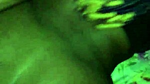 Watch this big black ass get stroked by long monster cock!