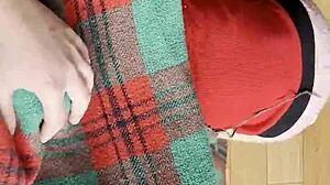 Shy Neighbor Performs Cunnilingus Under Blanket