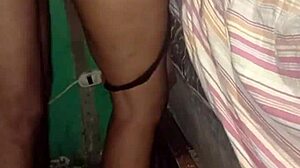 Neighbor's brunette wife gets doggystyle pounding secretly while her husband is away