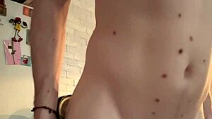 Stepbrother craves the wild domination from his stepsister during intense anal kitchen romp.