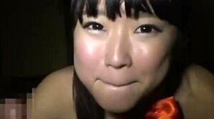 In this Japanese scene, the group engages in blowjobs and doggystyle riding leading to cumshots and creampies