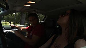 michelle le bends over quickie style craving milf pussy pounding