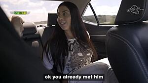 Hey, lucky married taxi driver, this famous adult content influencer from California is getting nude in your car—what would you do if you were driving?