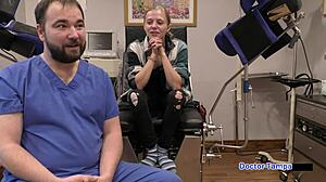 Dr Tampa takes Ava Siren backstage for blonde teen spanking and pussy play. Natural tits in bdsm slave humiliation with gloves and slaps.