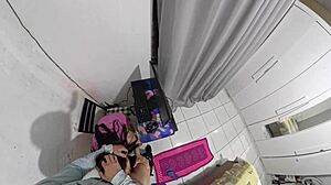 i feel so excited watching this brazilian housewife cheat on husband with technician fucking her ass in pov while he's out leading to creampie