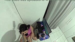 i feel so excited watching this brazilian housewife cheat on husband with technician fucking her ass in pov while he's out leading to creampie