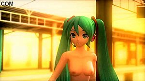 Wanna see hatsune miku in velvet arabesque project diva with full nude mod?