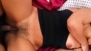 Colombian couple with teen babe and perfect body fuck intensely in missionary and doggystyle