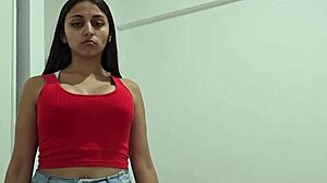 oh wow, this hot blonde slowly removes her socks just for some quick cash in a fetish twist