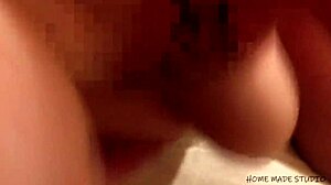The stepmother with big tits and huge ass gets hardcore fucked by big cock in her wet pussy for the first time. Cum covers her big boobs after intense anal action.