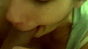 Betty explores deepthroat techniques with impressive skill and focus on her boobs and tits