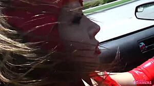 hey, check angela sommers lesbian tribbing with bigtits babe outdoors, so hot! 🔥🌳