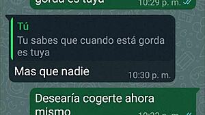 i heat up my girlfriend on whatsapp and she ends up bouncing on me