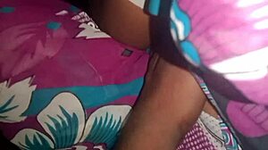 Why is this sexy aunty washing her dress in the bathroom like that?