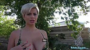 Hey, wanna see this busty crazy milf give hot sloppy blowjob and public fuck?