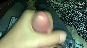 Skinny Hairy Sissy Strokes Big Cock And Squirts Cum All Over Your Face!