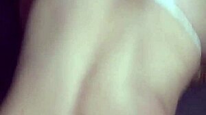 Skinny Short-Haired Brazilian Flashes Lingerie And Takes Cum From Moreno