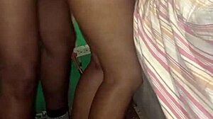 Neighbor's brunette wife gets doggystyle pounding secretly while her husband is away