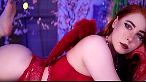 hey, check out this valentine day angelic blowjob from moliyredwolf with her cute redhead vibe