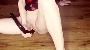 check out my new black dildo friend in episode 4 with cute homemade costumes