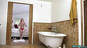 Redhead Lacy Lennon Cheats on Boyfriend with Black Man