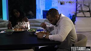 I feel so betrayed catching my cheating BBC husband but now I dominate his ebony milf desires