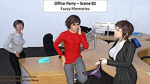 Hey, check out this office party comic where everyone mingles in chapter 02.