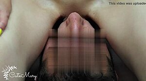 This is real homemade facesitting with my best friend getting massive squirting orgasm on her face