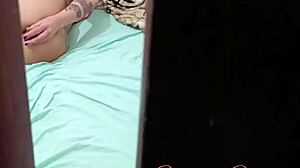 i caught the horny milf using a toy in her ass