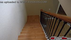 Wanna ride me reverse cowgirl like naughty petite teen Paige Owens in gym workout?