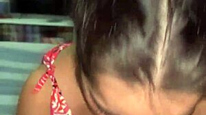 Debora Prado gives a deep sloppy blowjob beyond just jerking that monster cock 😈