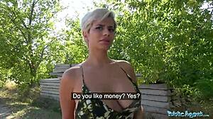 Hey, wanna see this busty crazy milf give hot sloppy blowjob and public fuck?