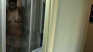 subtle glimpse of my nude girlfriend relaxing in the bath