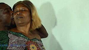 hot mom called stepdad to help zip her cloth in the morning. but he ended up fucking her big ass missionary style instead.