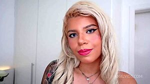 Gabriella Gushi gets fucked by three guys for first time with DAP DP anal IR lezdom BBC monster cock gapes