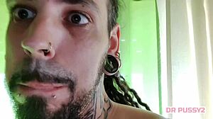 why does this african lover get a slow-motion handjob and cumshot on her big ebony tits?