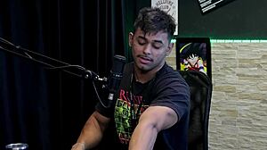 I felt so overwhelmed when the brazilian girl squirted during tough positions in that sheer red interview compilation