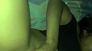 😈 watch this latina vibe her tight pussy with big double dildo deep pov creampie action 🔥