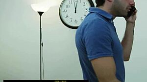 blonde milf cunilingus wet pussy stepson on bed