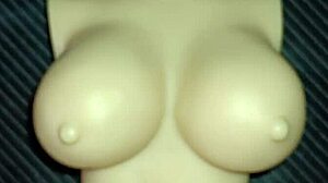 a dolly hurts but loves my cock in her tiny vagina 😩💦... oiled creampie quickie!!