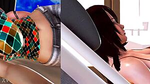 whoa, big tits babe plays naughty game with hot ass friend!!