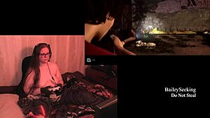 Naked Big-Tit BBW Brunette Plays Quarry Game Part 3