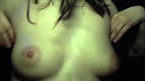 Cute Teen Taya Tutsi Strips Nude at Disco Dancing with Friend