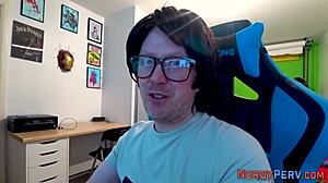 leeds nerd tricks newbie into first-time oral facial in reality hd