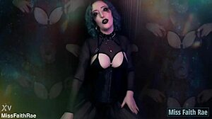 miss faith rae bewitches with emo goth joi femdom slave mantras